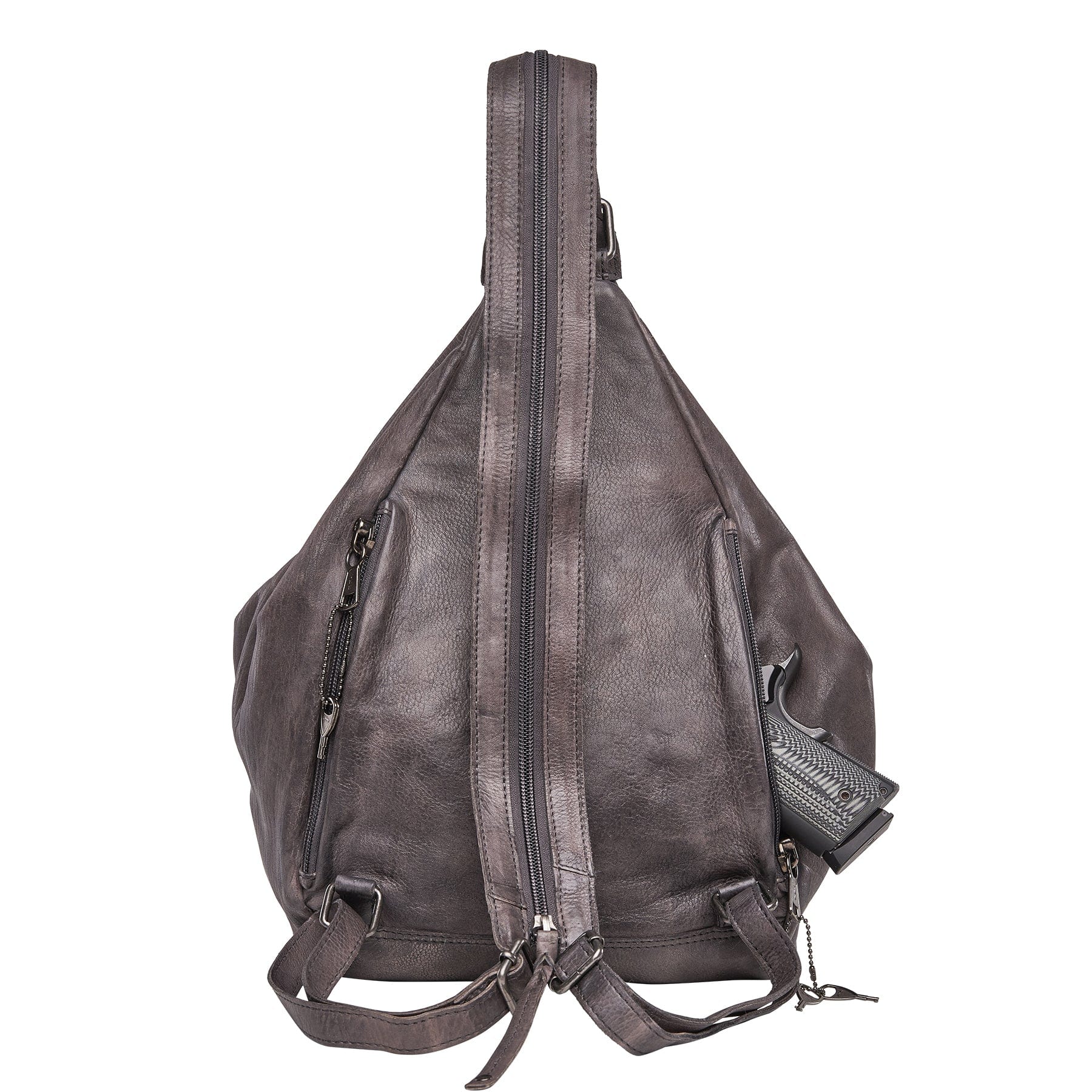 Concealed Carry Marley Unisex Backpack -  YKK Locking Zippers and Universal Holsters for Gun -  Outdoor Bag for Gun Owner -  Backpack for Conceal Carry -  best gun carry backpack -  Pistol and Firearm Bag -  Western Hide Backpack -  Boho Stylish Backpack for Women -  Universal Holster Bag -  Marley Unisex Backpack - Women's Concealed Carry Bagpack -  premium leather backpack 