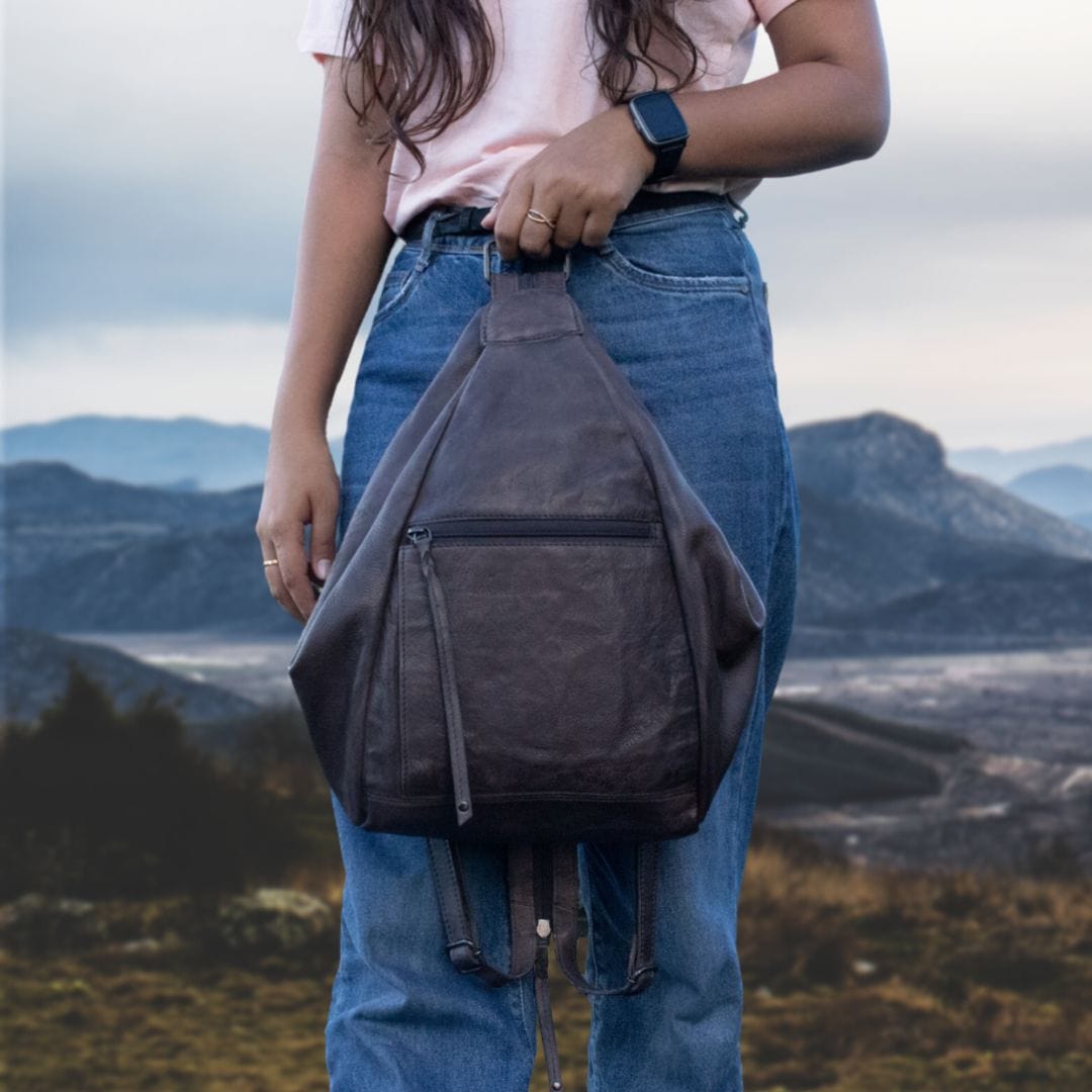 Concealed Carry Marley Unisex Backpack -  YKK Locking Zippers and Universal Holsters for Gun -  Outdoor Bag for Gun Owner -  Backpack for Conceal Carry -  best gun carry backpack -  Pistol and Firearm Bag -  Western Hide Backpack -  Boho Stylish Backpack for Women -  Universal Holster Bag -  Marley Unisex Backpack - Women's Concealed Carry Bagpack -  premium leather backpack 