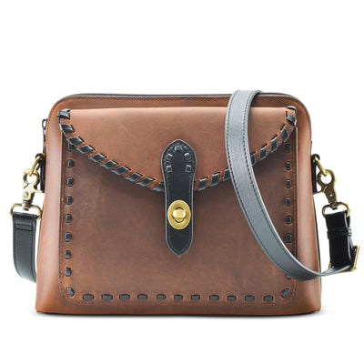 Concealed Carry Evelyn Leather Crossbody -  Lady Conceal -  soft leather shoulder bags for women's -  crossbody bags for everyday use -  most popular crossbody bag -  crossbody bags for guns -  crossbody handgun bag -  Unique Hide Purse -  Conceal Carry Western Purse -  Stylish Carry Evelyn Leather Bag -  Bag for Conceal Carrying Women - -  Gun Bag for Women
