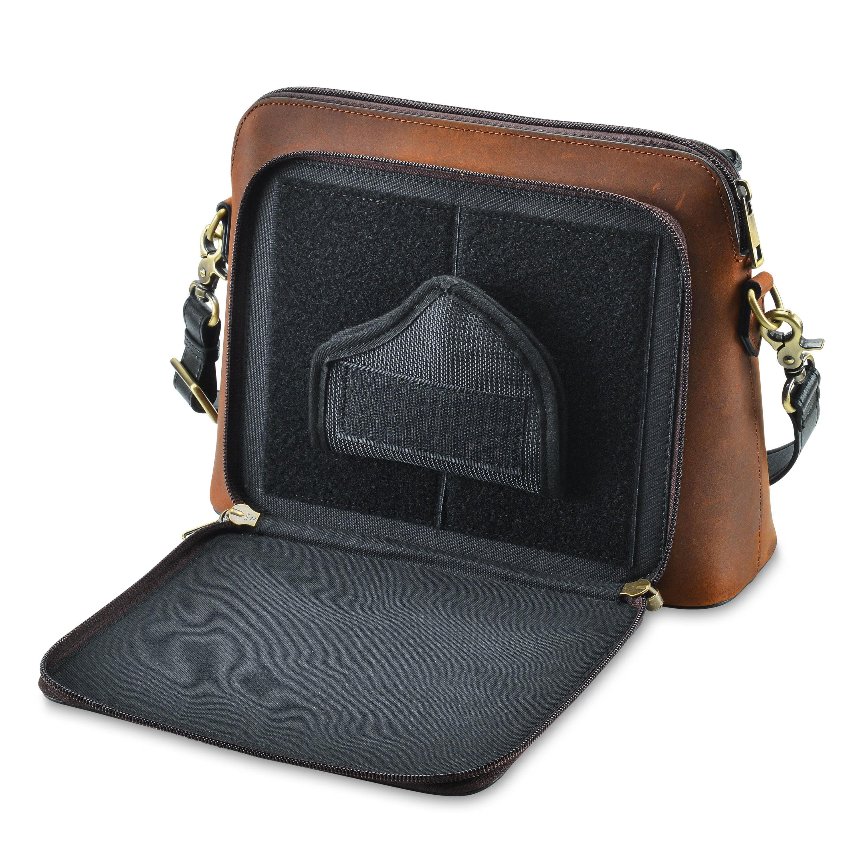 Concealed Carry Evelyn Leather Crossbody -  Lady Conceal -  soft leather shoulder bags for women's -  crossbody bags for everyday use -  most popular crossbody bag -  crossbody bags for guns -  crossbody handgun bag -  Unique Hide Purse -  Conceal Carry Western Purse -  Stylish Carry Evelyn Leather Bag -  Bag for Conceal Carrying Women - -  Gun Bag for Women