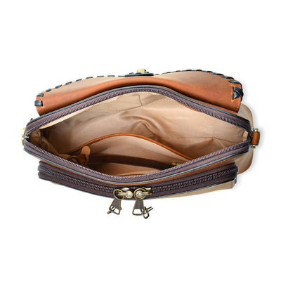 Concealed Carry Evelyn Leather Crossbody -  Lady Conceal -  soft leather shoulder bags for women's -  crossbody bags for everyday use -  most popular crossbody bag -  crossbody bags for guns -  crossbody handgun bag -  Unique Hide Purse -  Conceal Carry Western Purse -  Stylish Carry Evelyn Leather Bag -  Bag for Conceal Carrying Women - -  Gun Bag for Women
