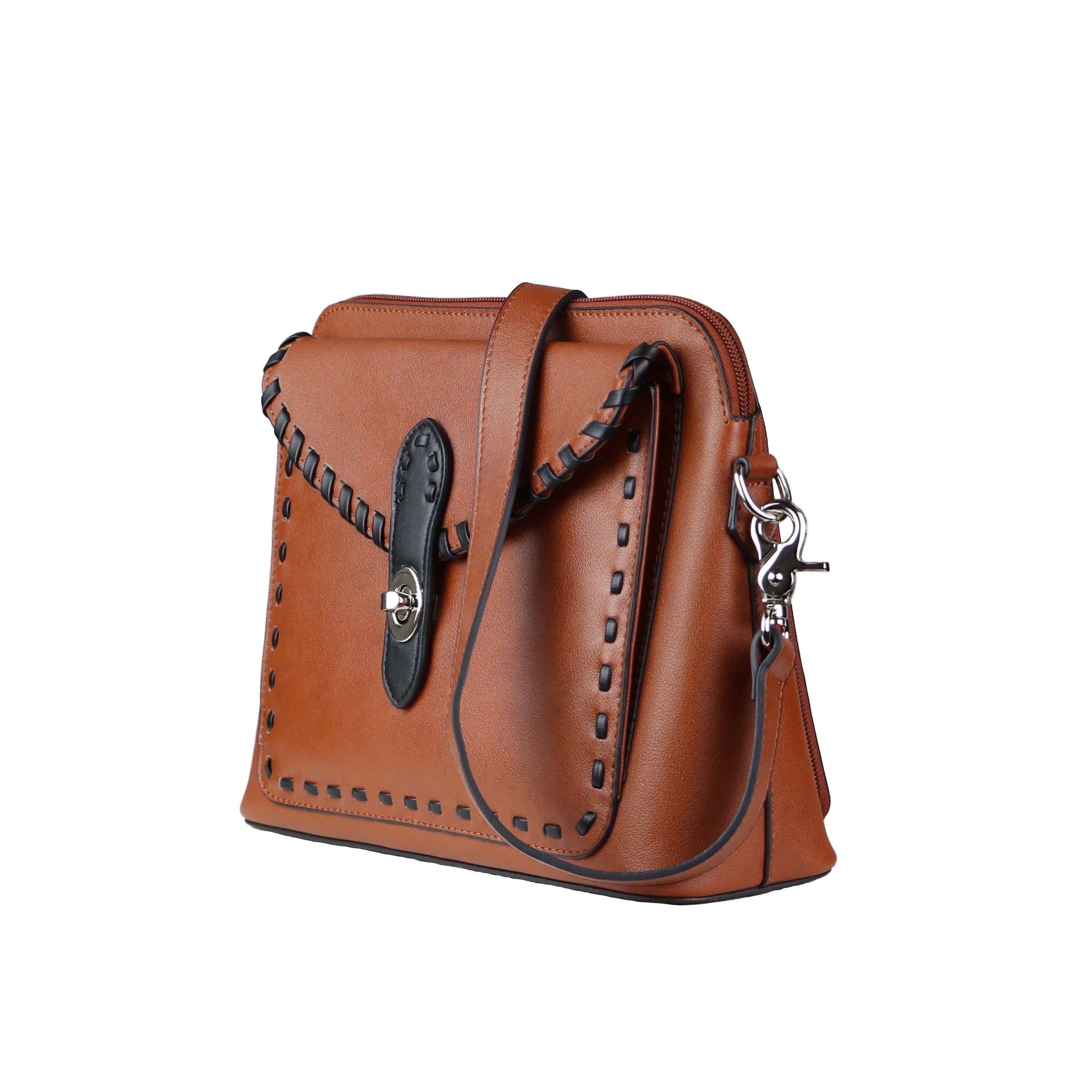 Concealed Carry Evelyn Leather Crossbody -  Lady Conceal -  soft leather shoulder bags for women's -  crossbody bags for everyday use -  most popular crossbody bag -  crossbody bags for guns -  crossbody handgun bag -  Unique Hide Purse -  Conceal Carry Western Purse -  Stylish Carry Evelyn Leather Bag -  Bag for Conceal Carrying Women - -  Gun Bag for Women