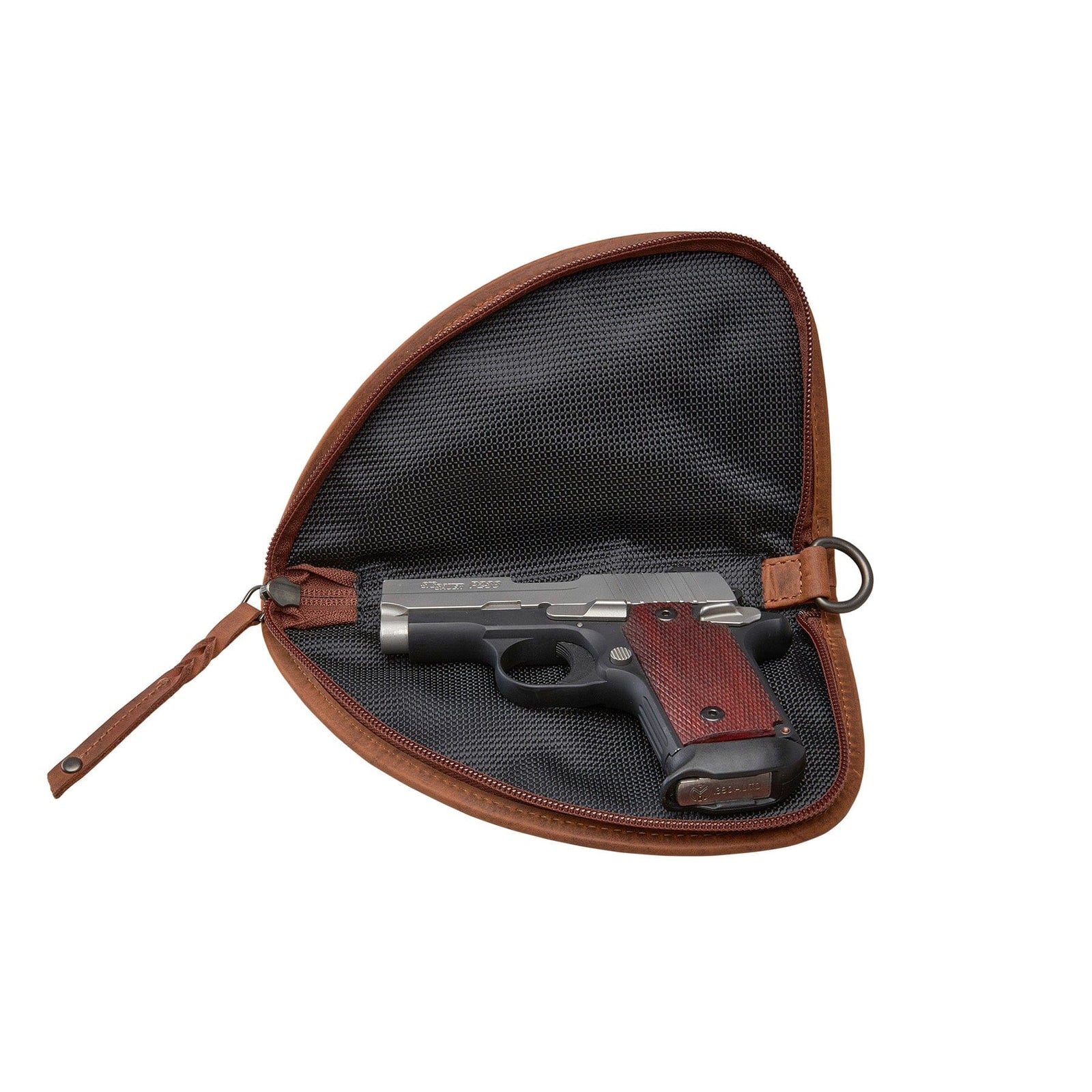 Unisex Leather Gun Case – Compact & Concealed Ready