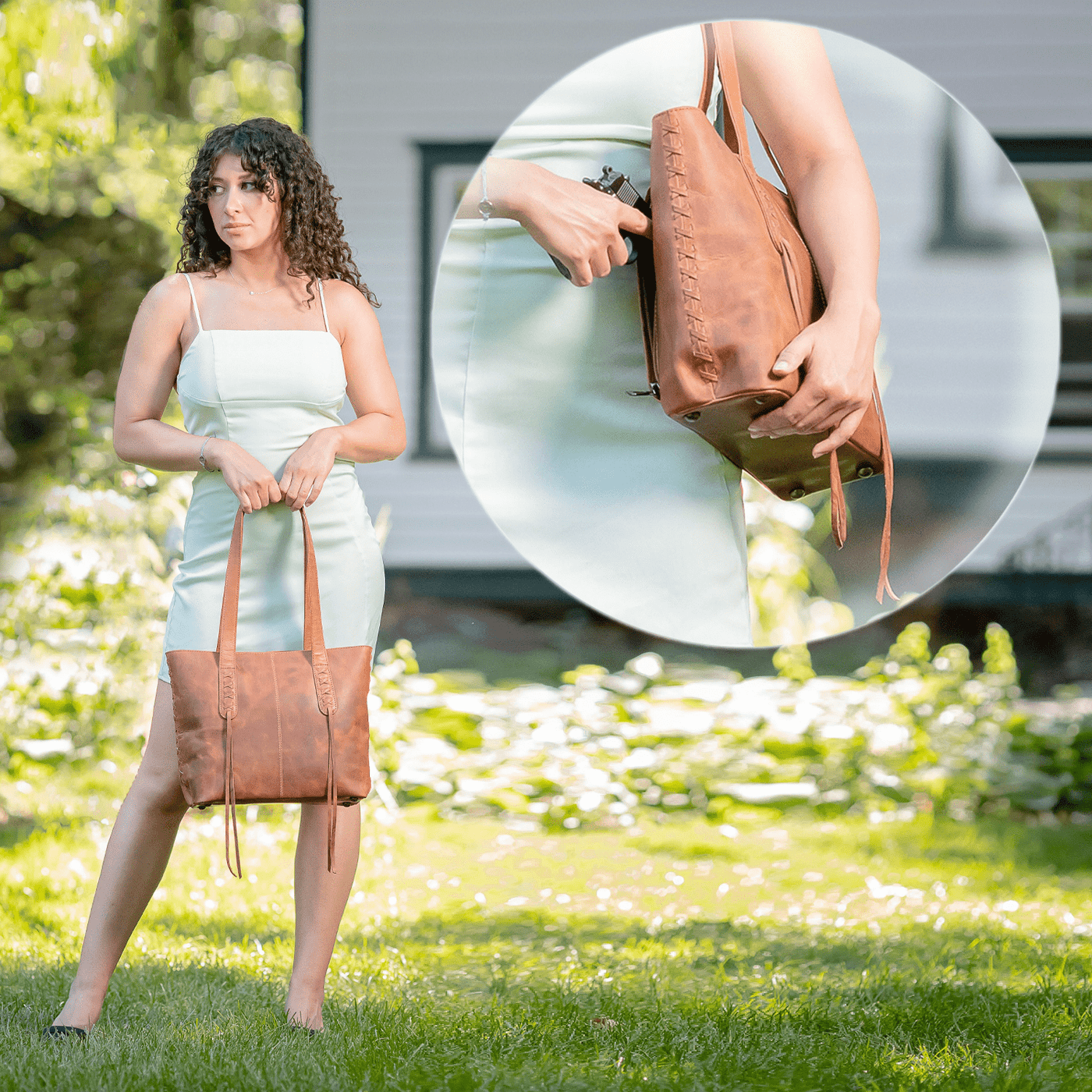 Concealed Carry Reagan Medium Leather Tote -  Lady Conceal -  Concealed Carry Purse -  Designer Luxury Leather Carry Handbag -  carry Handbag for gun carry -  Unique Tote gun Handbag -  designer backpack purse -  designer purse sale -  designer purse sales -  womens designer purse sale -  Peyton Leather Tote -  designer lady purse concealed carry gun Handbag -   concealed carry Handbag for woman-  Easy Conceal Carry and Draw Purse -