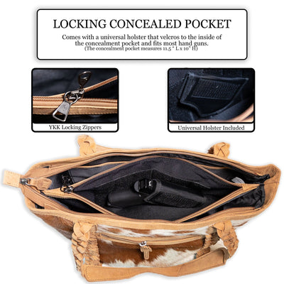 Concealed Carry Riley Tote by UC Leather -  Lady Conceal -  Concealed Carry Purse -  Designer Luxury Leather Carry Handbag -  carry Handbag for gun carry -  Unique Tote gun Handbag -  designer backpack purse -  designer purse sale -  designer purse sales -  womens designer purse sale -  Reagan Medium Leather Tote -  designer lady purse concealed carry gun Handbag -   concealed carry Handbag for woman-  Easy Conceal Carry and Draw Purse