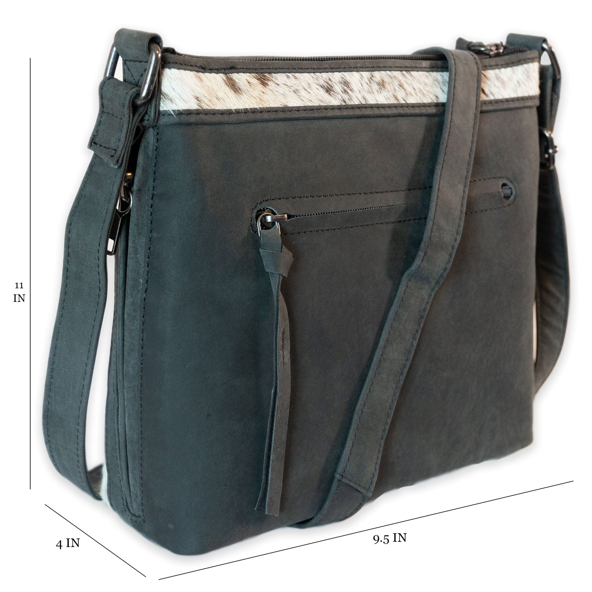 Concealed Carry Diana Crossbody by UC Leather Company -  soft leather shoulder bags for women's -  crossbody bags for everyday use -  most popular crossbody bag -  crossbody bags for guns -  crossbody handgun bag -  Unique Hide Purse -  Conceal Carry Western Purse -  Stylish CCW Bag -  Bag for Conceal Carrying Women - -  Gun Bag for Women